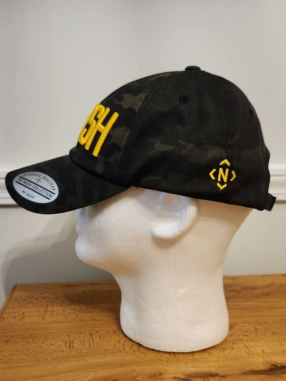 The NASH Collection SMASH Camo Ballcap Nashville TN Strapback Adjustable New NWT